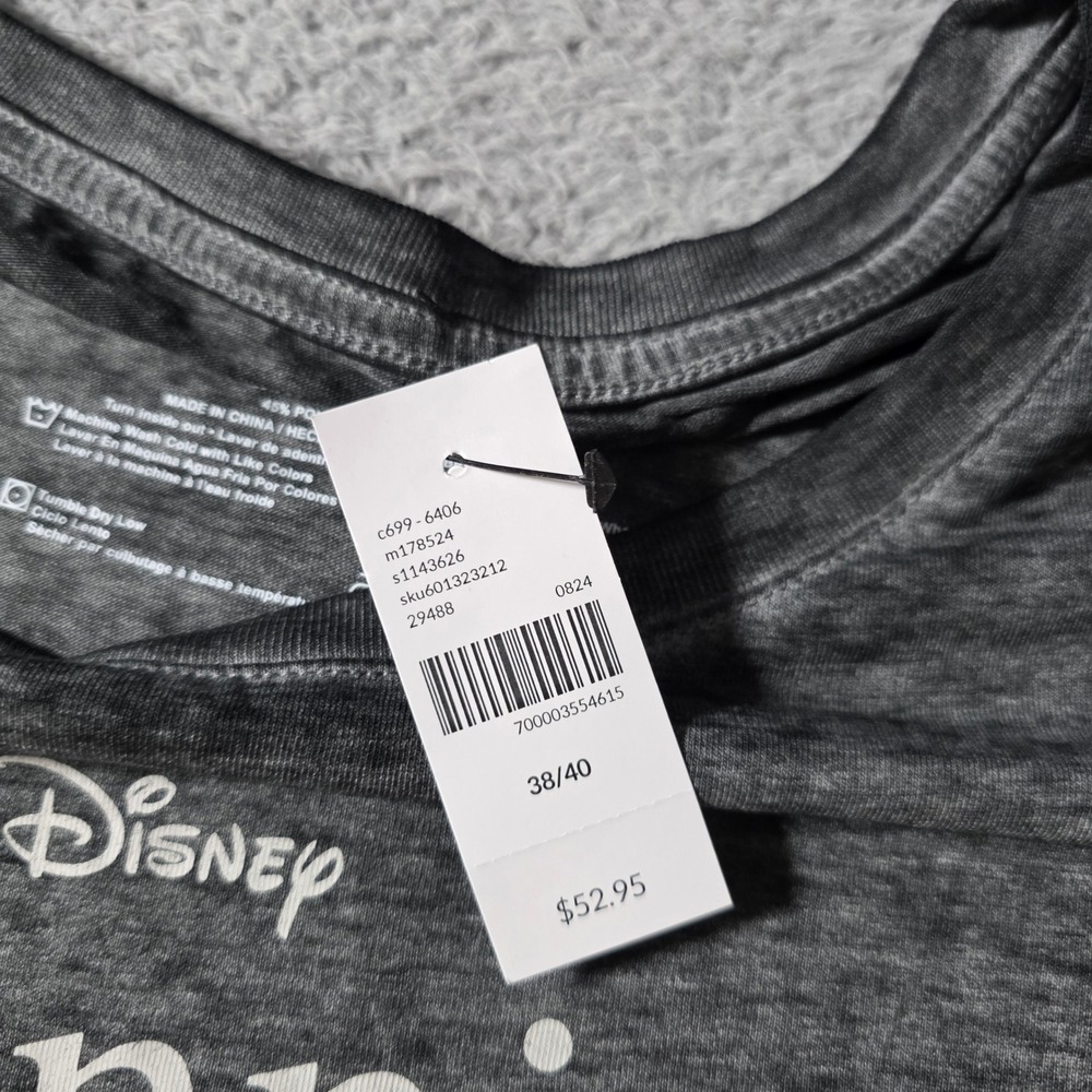 Disney Lane Bryant Womens 38/40 Top Gray Winnie the Pooh 3/4 Sleeve Graphic Tee - Picture 6 of 8
